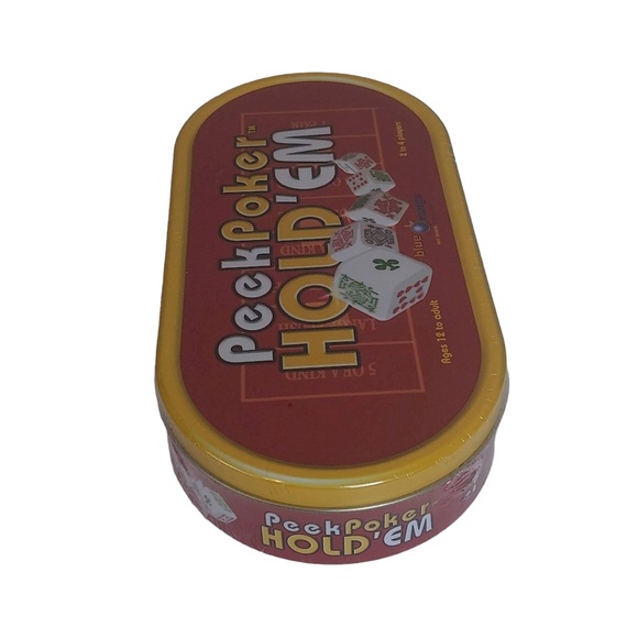Peek Poker Hold’em Game with Travel Storage Tin/New.Sealed - Picture 3 of 4